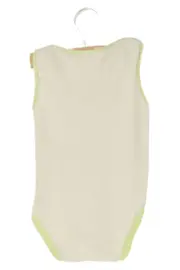 Vorschaubild 2 von Baby Body Baumwolle Beige Kiwi Applikation Gr. 86