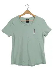 Vorschaubild 1 von Damen Sport Shirt Gr. 38 M Grün Kurzarm T-Shirt