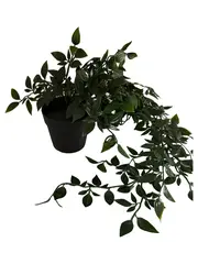 Vorschaubild 1 von Künstliche Pflanze Grün Florales Muster 35cm Hängend Deko
