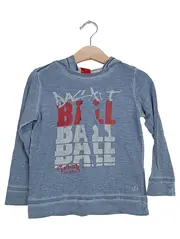 Vorschaubild 1 von Kapuzenpullover Jungen Gr. 92/98 Blau Basketball Print