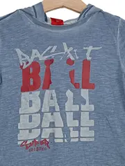 Vorschaubild 3 von Kapuzenpullover Jungen Gr. 92/98 Blau Basketball Print