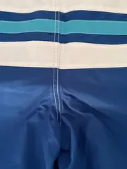 Vorschaubild 4 von Herren Badeshorts Boardshorts Gr. M Blau Gestreift