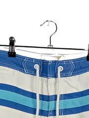 Vorschaubild 2 von Herren Badeshorts Boardshorts Gr. M Blau Gestreift