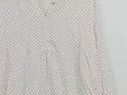 Vorschaubild 4 von Bluse Langarm Punkte Weiß Gr. 42/XL Viskose Casual Damen