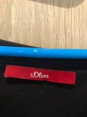 Vorschaubild 5 von Damen T-Shirt Gr. 44/XXL Schwarz V-Ausschnitt Viskose Basic