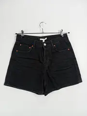 Vorschaubild 2 von Damen Jeans Shorts Gr. M Schwarz Casual Denim Hotpants Sommer