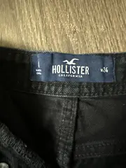 Vorschaubild 3 von Damen Jeans Shorts W24 Schwarz Zerrissen High Waist Distressed