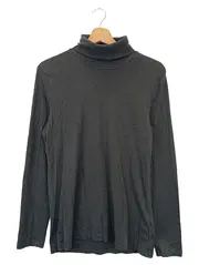 Vorschaubild 1 von Herren Langarmshirt Rollkragen Grau Gr. 44/XS Basic Casual