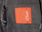 Vorschaubild 3 von Blazer Damen Gr. 38 M Braun Gestreift Klassisch Elegant Business