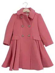 Vorschaubild 1 von Mädchen Mantel Rosa Gr. 3-4 J Klassisch Elegant Kinder Wintermantel