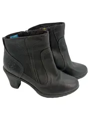 Vorschaubild 1 von Damen Stiefelette Gr. 38 Schwarz Casual Leder Stiefel