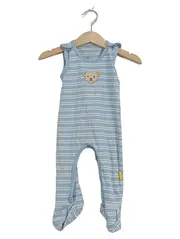 Vorschaubild 1 von Knopf im Ohr Baby Strampler Einteiler Gr. 62 Blau Gestreift