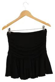 Vorschaubild 2 von Faltenrock Damen Gr. 40/L Schwarz Elegant Midirock