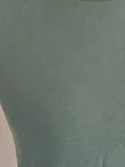 Vorschaubild 3 von Damen T-Shirt Gr. 36 S Oliv Casual Basic Kurzarm