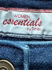 Vorschaubild 6 von Damen Jeansrock Gr. 36 Blau Midirock Casual Baumwolle