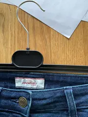 Vorschaubild 4 von Damen Jeansrock Gr. 36 Blau Midirock Casual Baumwolle