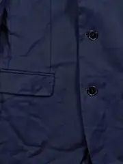 Vorschaubild 2 von Herren Anzug Sakko Hose Gr. 46/S Blau Wolle Business