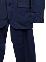 Vorschaubild 3 von Herren Anzug Sakko Hose Gr. 46/S Blau Wolle Business