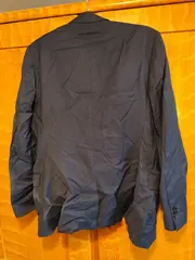 Vorschaubild 4 von Herren Anzug Sakko Hose Gr. 46/S Blau Wolle Business