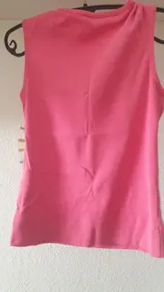 Vorschaubild 2 von Damen Top Basic Pink Gr. 34/XS Baumwolle