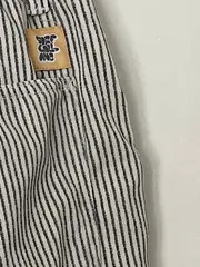 Vorschaubild 5 von Kinder Cargo Shorts gestreift Beige Gr. 164 Baumwolle Freizeit