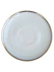 Vorschaubild 1 von Unterteller Weiß Porzellan Elegant Teller mit Goldrand