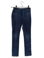 Vorschaubild 1 von Cordhose Mädchen Blau Strukturmuster Gr. 116 Baumwolle Casual