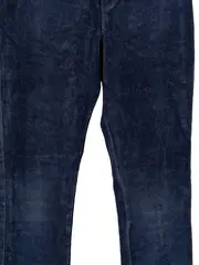 Vorschaubild 3 von Cordhose Mädchen Blau Strukturmuster Gr. 116 Baumwolle Casual