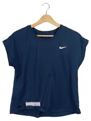 Vorschaubild 2 von Damen Sport Shirt Gr. 38/M Blau Polyester Tennis Dri-FIT