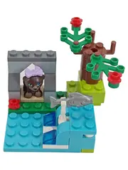 Vorschaubild 1 von Friends 41046 Bärenfluss Braunbär am Bach mit Anleitung komplett