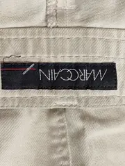 Vorschaubild 3 von Bleistiftrock Damen Gr. 40/L Beige Klassisch Elegant Baumwolle