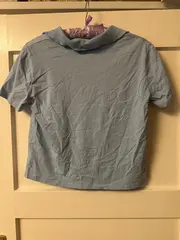 Vorschaubild 2 von Damen Poloshirt Blau Gr. 36/S Casual Kurzarm