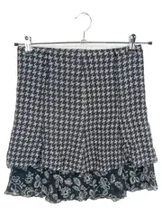 Vorschaubild 1 von Damen Blusenkleid Seide Mehrfarbig Gr. 38/M Klassisch Rüschen
