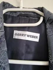 Vorschaubild 4 von Damen Blazer Gr. 38 Blau Elegant Grafisch 3/4-Arm