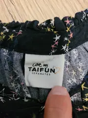 Vorschaubild 6 von TAIFUN Damen Hemdbluse Sterne Langarm Blau Gr. 40 L Viskose Casual