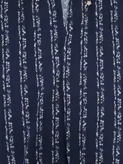 Vorschaubild 2 von TAIFUN Damen Hemdbluse Sterne Langarm Blau Gr. 40 L Viskose Casual