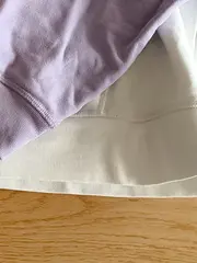 Vorschaubild 5 von Damen Kapuzenpullover Hoodie Weiß Lila Gr. 38