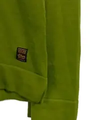 Vorschaubild 4 von Herren Pullover Henley Langarm Baumwolle Grün Gr. L