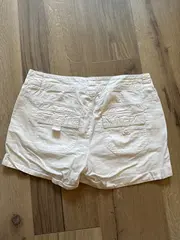 Vorschaubild 2 von Damen Shorts Gr. 36 Casual Weiß Baumwolle