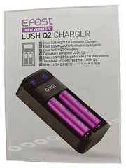 Vorschaubild 1 von LUSH Q2 Akku Ladegerät Charger 18650 26650 Schwarz