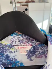 Vorschaubild 4 von Damen Bluse floral Gr. 34 Mehrfarbig Langarm Polyester