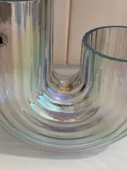 Vorschaubild 3 von Glasvase Bordskiva Modern Transparent Glas U-Form Zylinder Deko