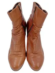Vorschaubild 2 von Damen Stiefelette Gr. 38 Braun Elegant Klassisch Reißverschluss Stiefel