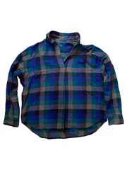 Vorschaubild 1 von Damen Hemdbluse Kariert Mehrfarbig Gr. 36/S Casual Baumwolle
