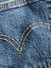 Vorschaubild 5 von Damen Jeans Shorts Einheitsgröße Blau Casual 501