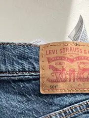 Vorschaubild 3 von Damen Jeans Shorts Einheitsgröße Blau Casual 501