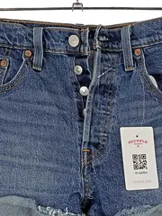 Vorschaubild 2 von Damen Jeans Shorts Einheitsgröße Blau Casual 501