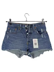 Vorschaubild 1 von Damen Jeans Shorts Einheitsgröße Blau Casual 501