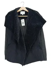 Vorschaubild 1 von Damen Strickjacke Grau M mit Kunstfell Casual