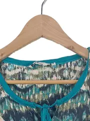 Vorschaubild 5 von Damen T-Shirt Gr. 38/M Mehrfarbig Abstrakt Casual Schleife